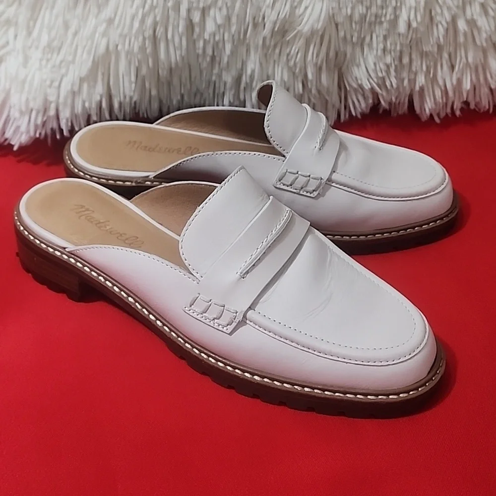 Madewell The Corinne Lugsole Loafer Mule - Picture 2 of 11
